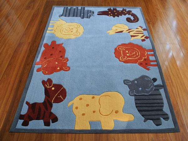 Hand Tufted Rug Animal