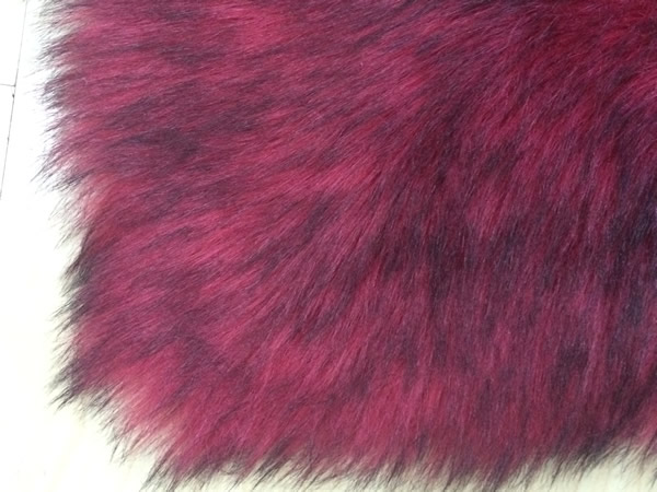 Faux Fur Rug Two Tone L size 1350g