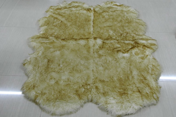 Faux Fur Rug Two Tone 1350g