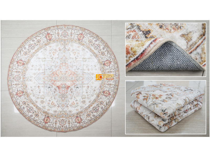 Round Carpet Washable Rugs