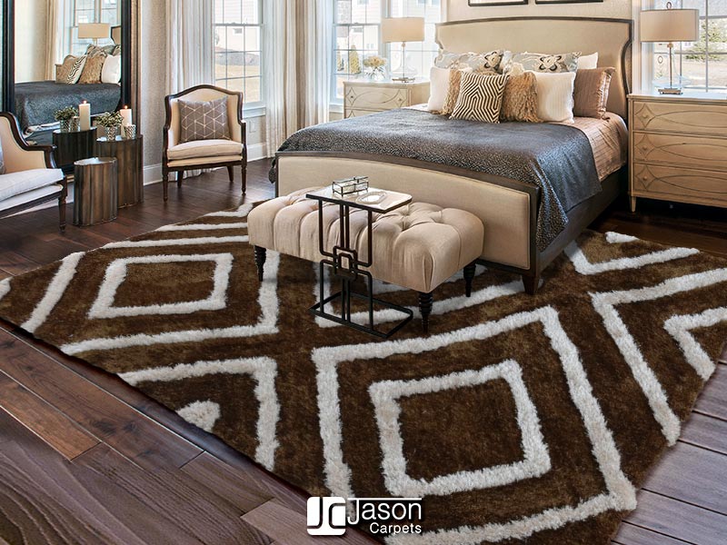 Brown Loft Shaggy Rug 3