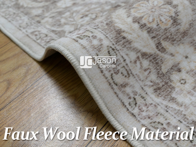  Faux Wool Fleece Printed Carpet