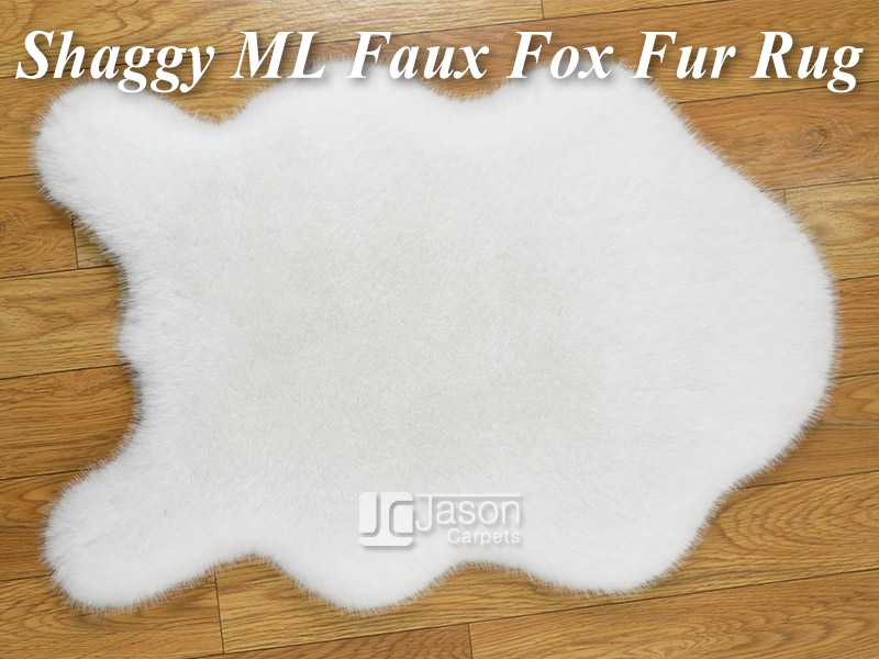 ML Faux Fox Fur Rug