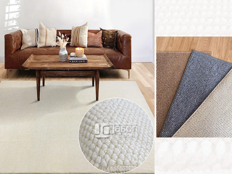 Pineapple Pattern Loop Pile Carpet 4