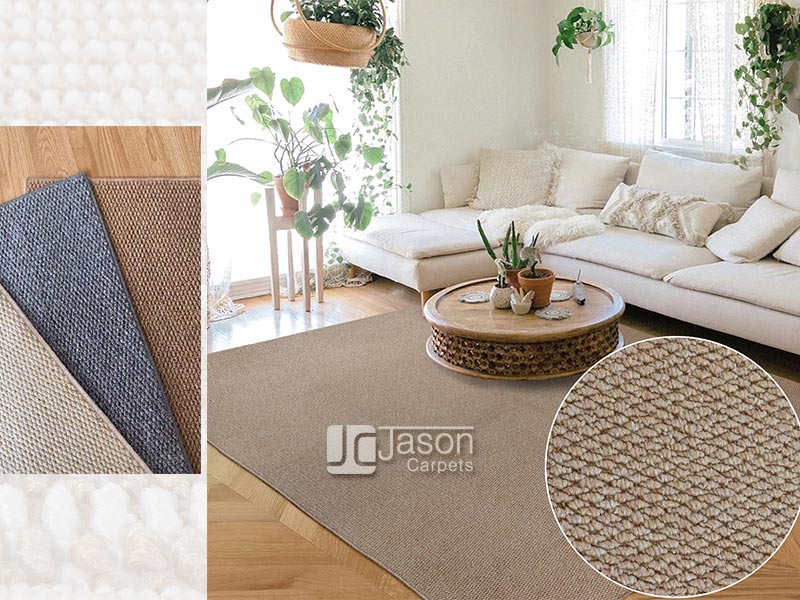 Pineapple Pattern Loop Pile Carpet 5